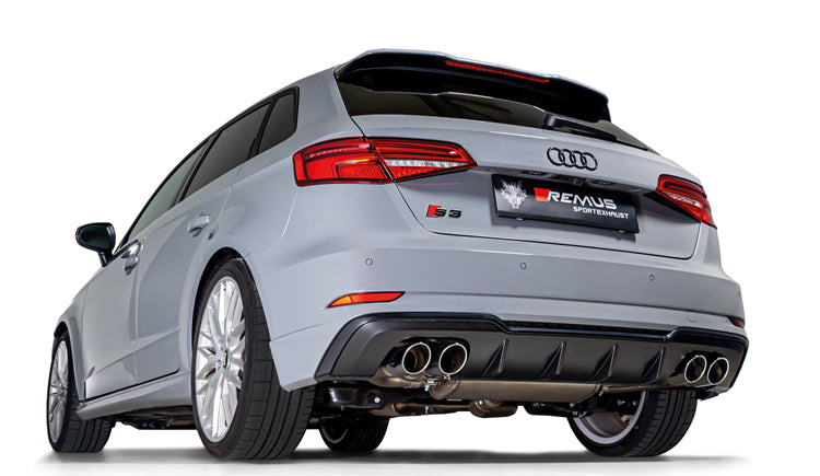 REMUS AUDI S3 2.0 TFSi 221kW mot.DNU met GPF(roetfilter) 11/2018=>