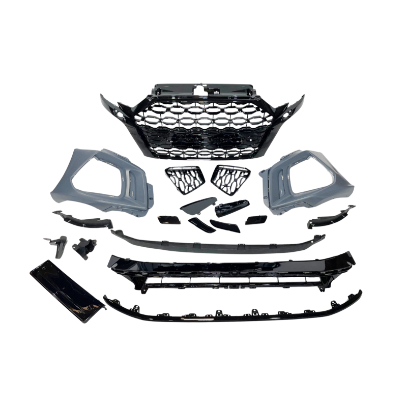 Voor bumper Audi A3 3 Doors / Sportback 2017-2019 Look RS3 21