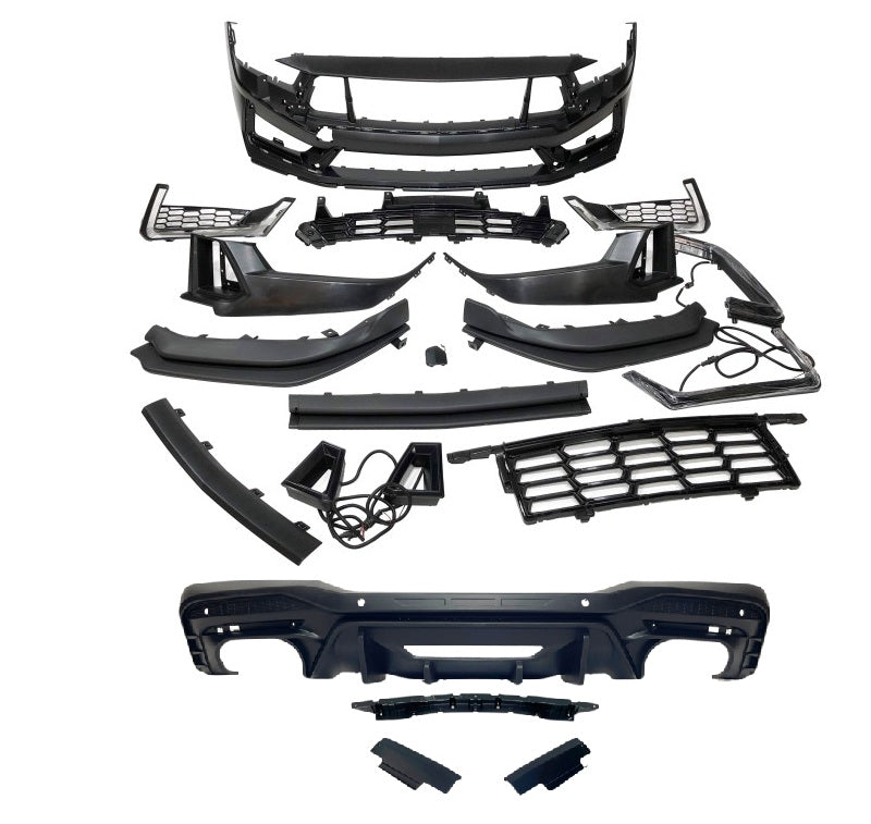 Body kit Diffuser Bumper Ford Mustang Dark Horse Look +2023