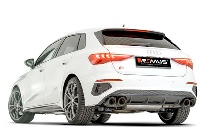 REMUS AUDI S3 2.0 TFSi 228kW mot.DNF met roetfilter RACING (OPF/GPF) 2020=>