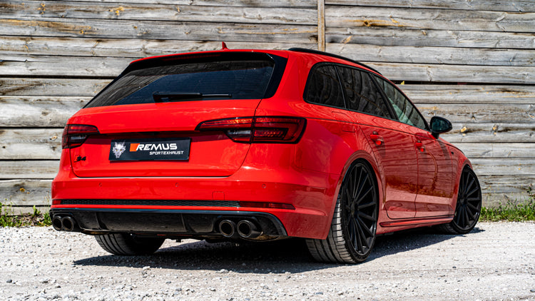 Remus S4 3.0 TFSi 260kW quattro Avant  AXLE-BACK-SYSTEM L/R + center-section