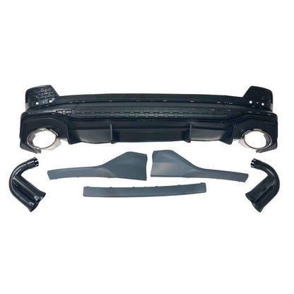 ACHTER Diffuser Audi Q3 2020+ Sportback Look RSQ3