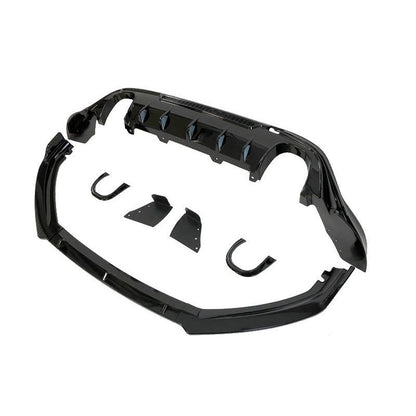 Spoiler Diffuser Body Kit Ford Focus 2019+ Glossy Black