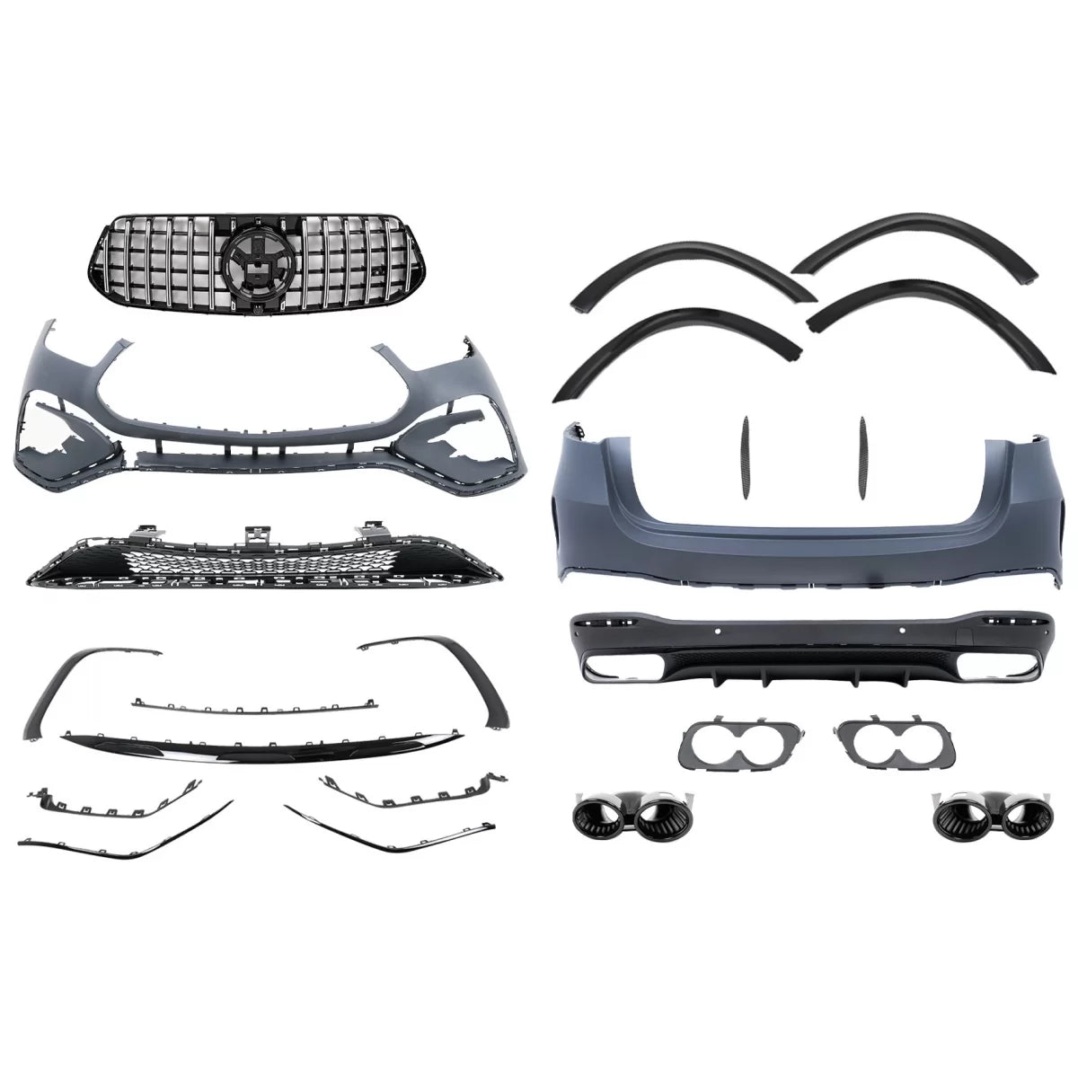 Mercedes GLE W167 SUV 2024-Up Bodykit GLE53 Look
