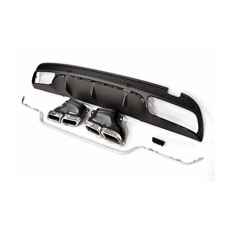 Voorbumper en Achterdiffuser Mercedes W205 (2014–2018) Sedan / Station – Look C63
