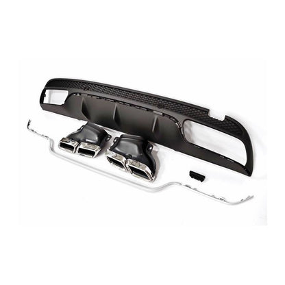 Voorbumper en Achterdiffuser Mercedes W205 (2014–2018) Sedan / Station – Look C63
