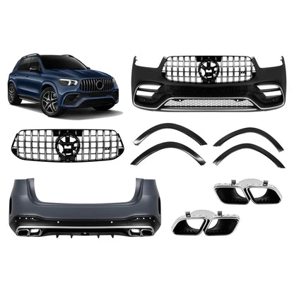 Mercedes GLE W167 SUV 2019-Up Bodykit GLE63 Look Chrome
