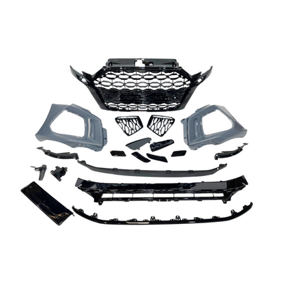 Voor bumper Audi A3 3 Doors / Sportback 2017-2019 Look RS3 21