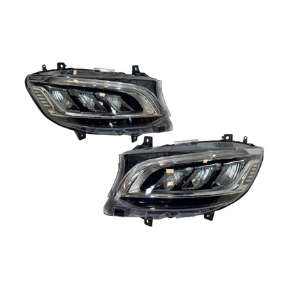 Mercedes Sprinter W907 2018+ AMG Look Voorbumper met Koplampen