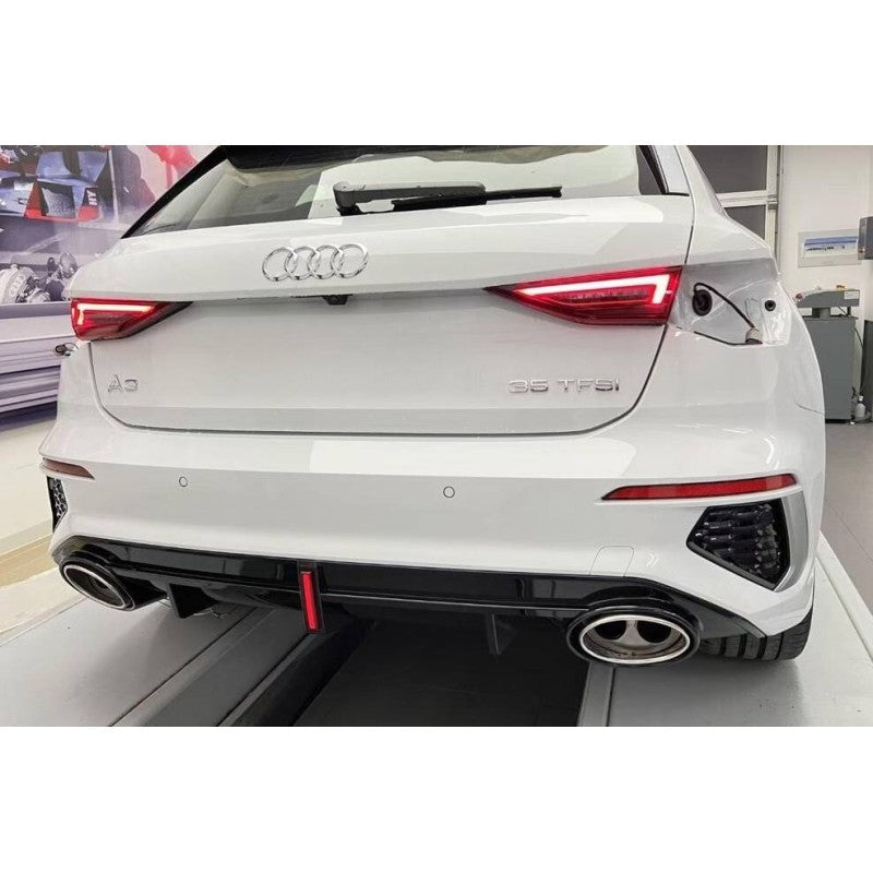 Diffuser Audi A3 Sportback 2021+ SLine Look RS3 ABS