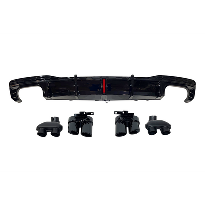 Achter Diffuser Audi A7 C8 2019-2024 Look S7 SLine