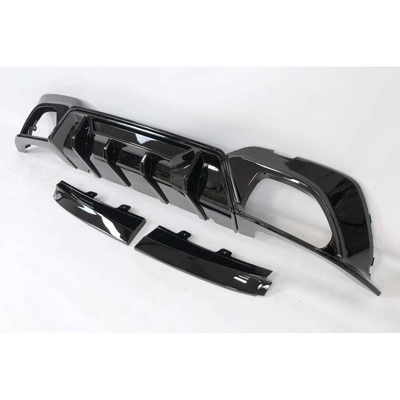 Achter Diffuser BMW G20 / G21 Look M3 Competition Glossy Black