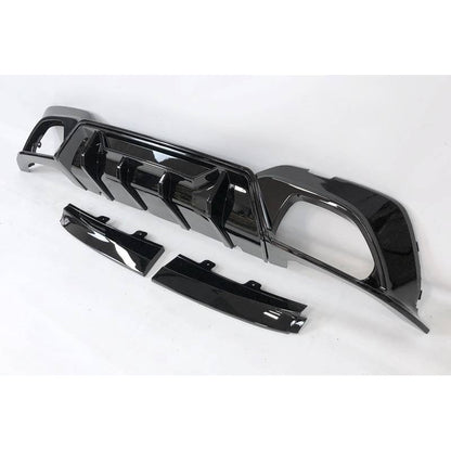 Achter Diffuser BMW G20 / G21 Look M3 Competition Glossy Black