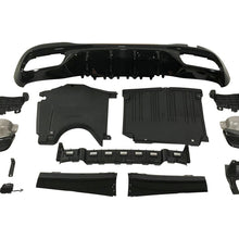 Achterdiffuser Mercedes W206 Sedan / Station – Look C63 Black